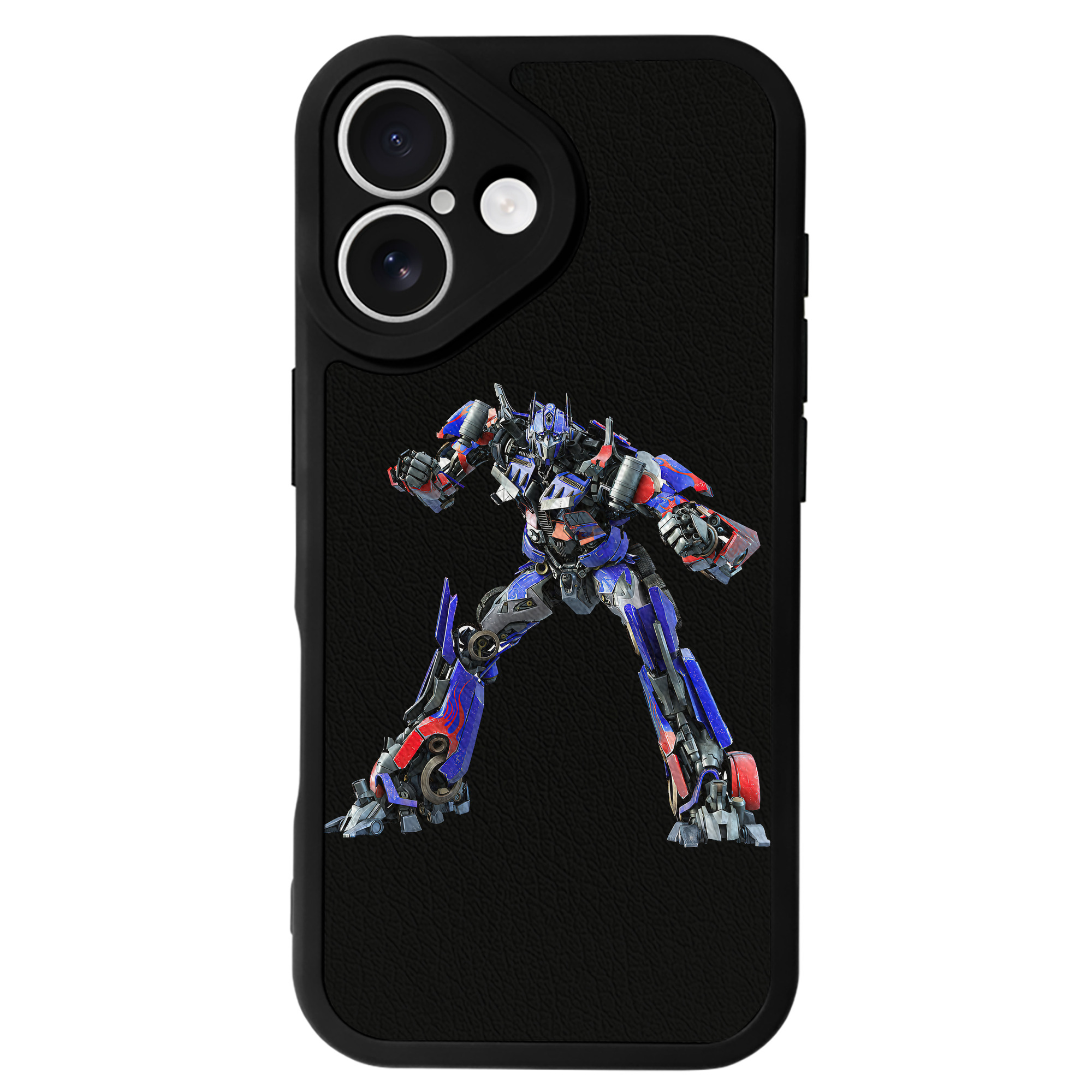 （画像用） Transformers トランスフォーマー 【iPhone 16シリーズ対応】シリコンスマホケース（レザー調） 材質：シリコン